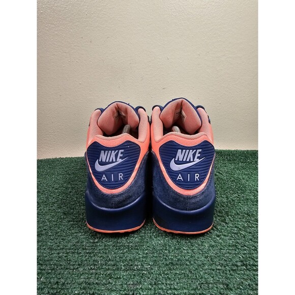Nike Air Max 90 Premium Brave Blue Suede Mens Size 12 333888-446 - Picture 3 of 12